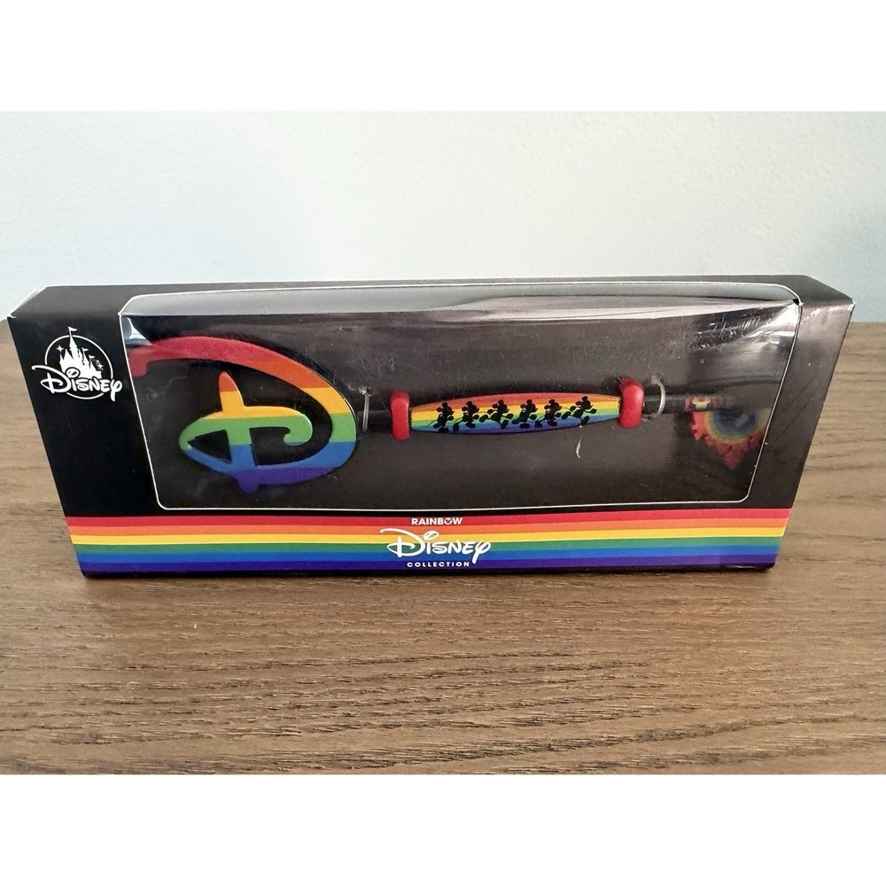 Disney‎ Store Collectible Key THE WALT DISNEY COMPANY PRIDE COLLECTION Rainbow